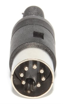 Разъём DIN 7 Pin (7*180°), "штекер"/"папа", под пайку, на кабель