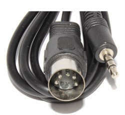 Кабель (переходник) DIN 5 Pin (5/180°) "штекер" - Mini Jack 3.5 мм "штекер", 1.2 м