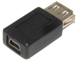 Переходник (адаптер) Mini USB "мама" - USB A (AF) "мама"