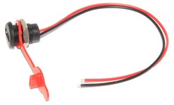 Разъём USB Type C (питание), "гнездо", на корпус, с кабелем