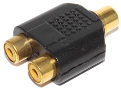 Переходник (разветвитель) RCA Тюльпан &quot;мама&quot; - 2 x RCA Тюльпан &quot;мама&quot;