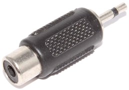 Переходник micro Jack 2.5 мм (моно) &quot;папа&quot; - RCA (Тюльпан) &quot;мама&quot;