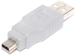 Переходник (адаптер) USB A &quot;папа&quot; - Mini USB (mini B 5Pin), &quot;папа&quot;