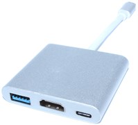 Переходник (хаб) USB 3.1 Type C на USB 3.0 / HDMI / Type C &quot;мама&quot; для Apple MacBook