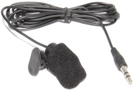 Репортёрский микрофон - прищепка (петличка) для компьютера, видеокамеры, фотоаппарата