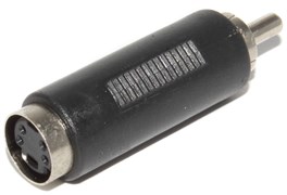 Переходник S-Video Mini DIN 4pin (S-VHS) &quot;мама&quot; - RCA &quot;Тюльпан&quot; &quot;папа&quot;