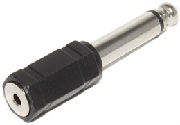 Переходник (адаптер) Micro Jack 2.5 мм &quot;мама&quot; - Jack 6.3 мм &quot;папа&quot;, моно