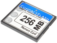 Карта памяти CompactFlash (CF), 256 Mb (0.256 Gb), 133X