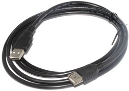 Кабель - удлинитель USB 2.0, USB A(m) - USB A(f), вилка - розетка, 1.8 м