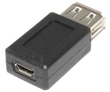 Переходник (адаптер) Micro USB "мама" - USB A (AF) "мама"