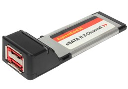 Переходник (контроллер) ExpressCard - 2 x eSATA II, APIOTEK