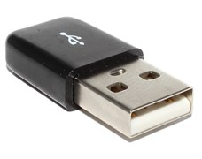 Разъем USB 2.0 AM "штекер", под пайку, на кабель