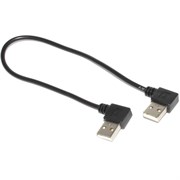 Кабель угловой, поворотный, USB (AM) "правый" - USB (AM) "правый", 0.3 м