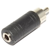 Переходник Mini Jack 3.5 мм "мама" - RCA "Тюльпан" "папа"