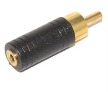 Переходник Micro Jack 2.5 мм "мама" - RCA "Тюльпан" "папа", моно