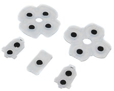 Контактные резинки (кнопки) для джойстика Sony Dualshock 4 (PlayStation 4), 5 мембран