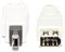 Переходник IEEE 1394 4P (FireWire) "папа" - IEEE 1394 6P "мама"