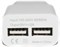 Сетевое зарядное устройство USB, 2A, с двумя USB - разъёмами