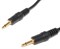 Кабель Mini Jack 3.5 мм "папа" - Mini Jack 3.5 мм "папа", Моно, 0.3м