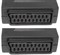Переходник (соединитель) SCART "мама" - SCART "мама"