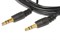 Кабель соединительный Mini Jack 3.5 (папа) - Mini Jack 3.5 (папа), стерео, 1 метр