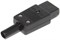Разъём питания IEC 320 C13 "гнездо", на кабель