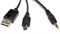 Кабель USB - PSP 2000, PSP 3000, для зарядки и передачи данных, 0.9 м