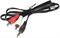 Кабель (переходник) Mini Jack 3.5 мм - 2 x RCA "Тюльпан" "папа", 0.9 метра
