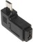 Переходник Micro USB "папа" - Mini USB "мама", угловой, правый, 90 градусов