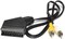 Кабель (переходник) SCART "папа" - 2 x RCA "Тюльпан" "папа", ВХОД, 1 м