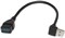 Удлинитель (угловой переходник) USB 3.0 AM "папа" - USB 3.0 AF "мама", повёрнут вверх, 0.15 м
