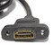 Удлинитель (кабель) HDMI "папа" - HDMI "мама", 3 м, с креплением на корпус