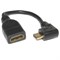 Переходник (кабель) угловой Mini HDMI "папа", 90 градусов, правый - HDMI "мама", 0.1 м