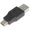 Переходник (адаптер) с USB 3.0 (папа) на USB 3.1 Type C (папа)