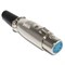 Разъем XLR 5P (5 pin), "мама" ("гнездо"), на кабель, под пайку