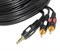 Кабель Mini Jack 3.5 мм - 2xRCA (тюльпаны) 10м, позолоченный