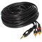 Кабель Mini Jack 3.5 мм - 2xRCA (тюльпаны) 10м, позолоченный