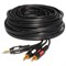 Кабель Mini Jack 3.5 мм - 2xRCA (тюльпаны) 10м, позолоченный