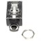 Разъем Jack 6.35 мм, 1/4", на плату / на корпус, стерео, "гнездо", с гайкой