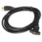 Удлинитель (кабель) HDMI "папа" - HDMI "мама", 2 м, с креплением на корпус