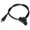 Кабель (удлинитель) Mini USB "мама" - Mini USB "папа", с креплением на корпус, 0.5 м