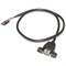 Кабель (переходник) USB 2.0 (AF) - USB 5 pin (на материнскую плату), с креплением, 0.5 м