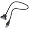 Кабель (удлинитель) USB 3.0 AF "мама" - USB 3.0 AM "папа", с креплением на корпус, 0.5 м