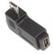 Переходник Micro USB "папа" - Mini USB "мама", угловой, левый, 90 градусов - фото 5744