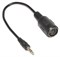 Переходник DIN 5 Pin "мама" - Mini Jack 3.5 мм "папа", стерео