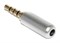 Разъём Mini Jack 3.5 мм, 4 pin (4 контакта), "папа", на кабель, под пайку