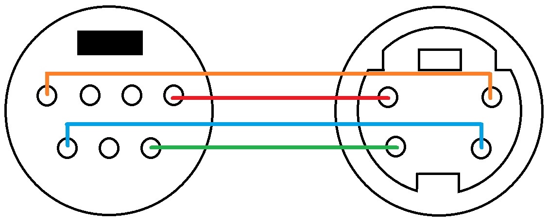 Распиновка переходника 7 pin - 4 pin