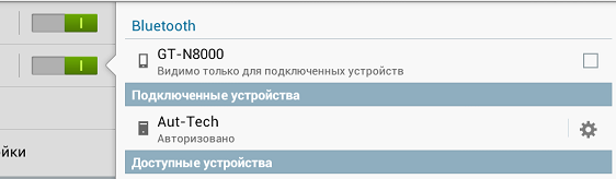 Устройство Aut-Tech авторизовано