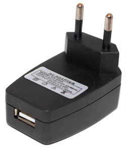 Сетевое зарядное устройство USB, 500mA